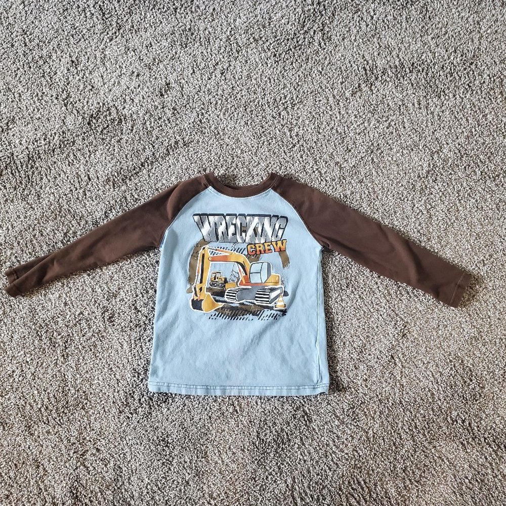 Garanimals Wrecking Crew Long Sleeve T-Shirt Size 6